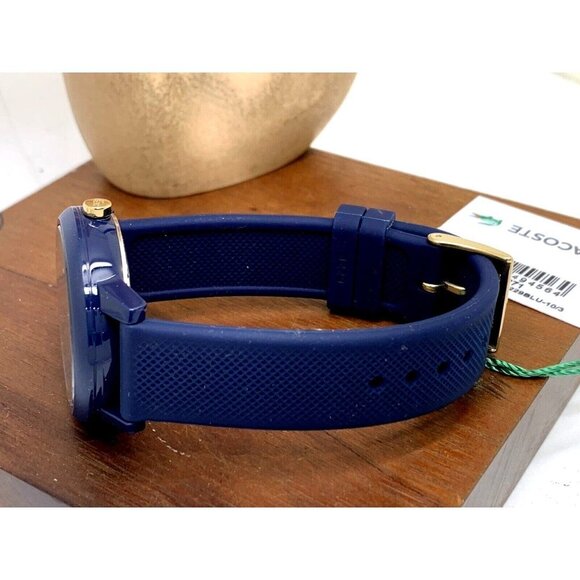 Lacoste Women's Watch 2001271 12.12 Quartz Blue Dial Rubber Band 36mm - Picture 8 of 13